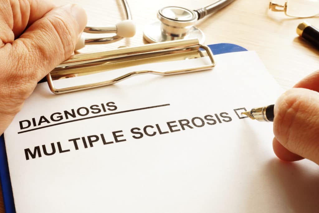 multiple sclerosis.