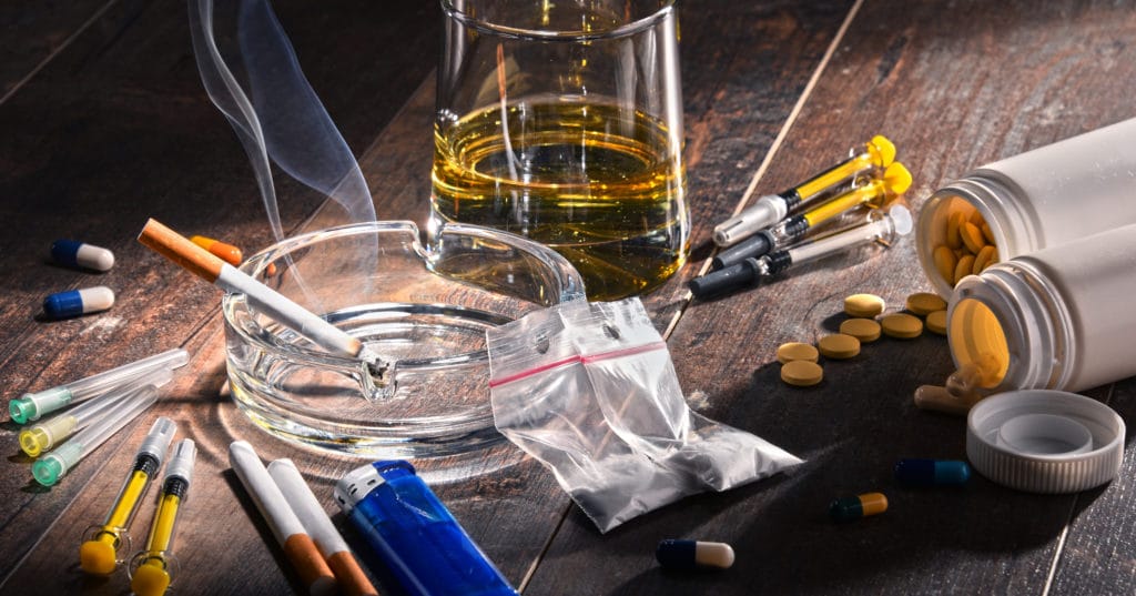 substance abuse including alcohol, drugs